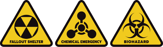 FALLOUT SHELTER / CHEMICAL EMERGENCY / BIOHAZARD